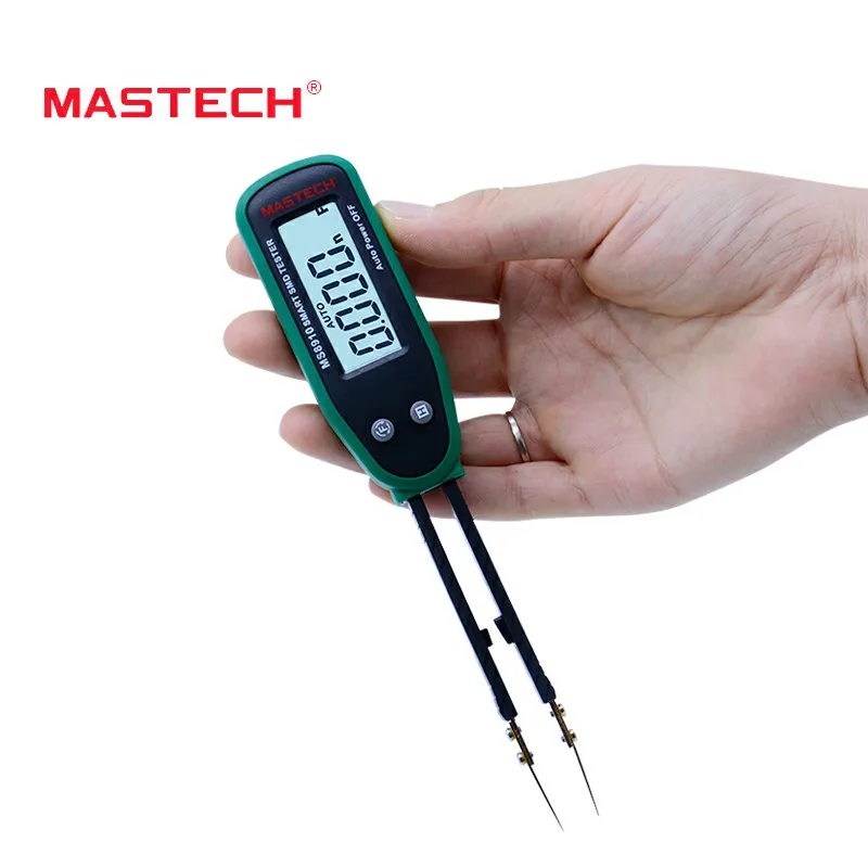 Koop Hoge kwaliteit Pincet Smart SMD RC Weerstand Capaciteit Diode Meter Tester LCD Multimeter MS8910, 3000 telt Auto Belde Scan
