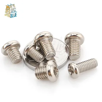 

Low Price Miniature Screw /Round Head Machine Screw / PM / Nickel-plated Electronic Screw M1.4*3/4/5/6/8/10 GB818
