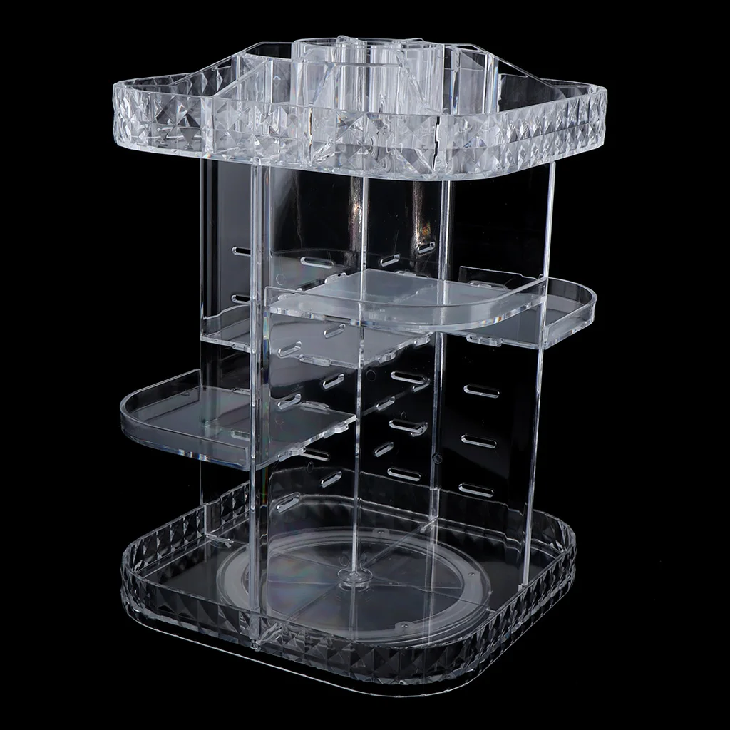 Makeup Brush Holder Face Cream, Lotions Storage Container Box Cosmetic Case Makeup Cosmetic Organizer
