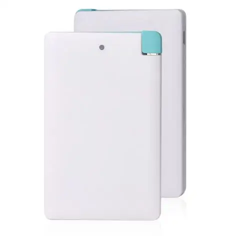 Ультра тонкий внешний аккумулятор 3000 мАч портативное зарядное устройство резервного копирования портативное зарядное устройство тонкий внешний аккумулятор для iphone x 8 7 samsung xiaomi - Цвет: white no adapter