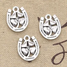 8 шт. Подвески счастливая подкова Клевер 18x15 мм Античная решений Подвеска fit, Винтаж тибетская Серебряная бронзовая, DIY ювелирные изделия ручной работы