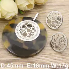 Новые модные ювелирные изделия из нержавеющей стали ювелирные изделия золотого цвета и серебряного цвета кулон и серьги наборы для женщин SBJDVXBJ