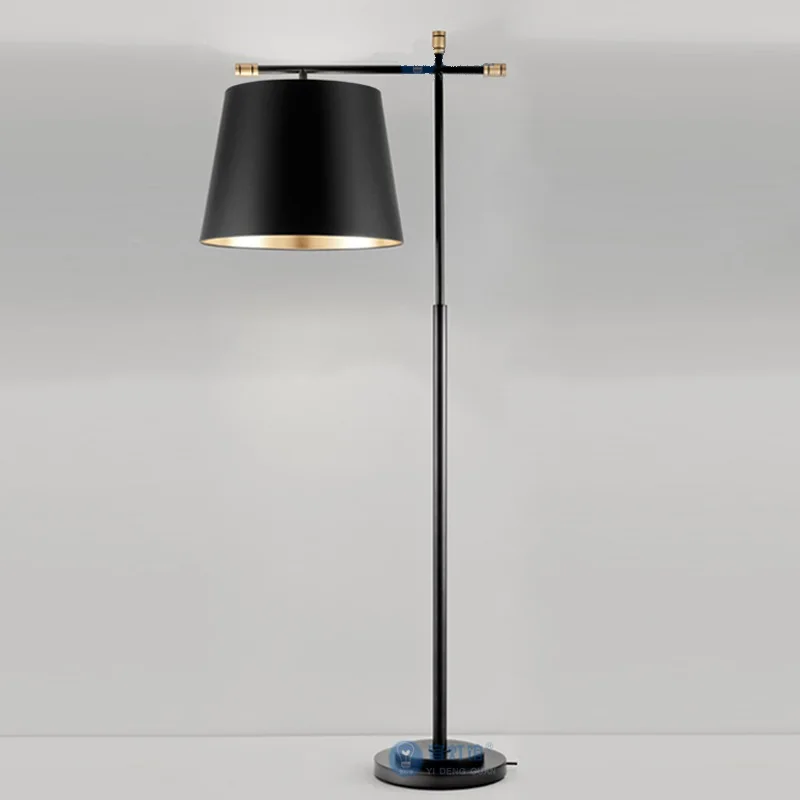 

After the modern creative personality iron Floor Lamps Nordic simple living room bedroom study villas lamps model room LU25229