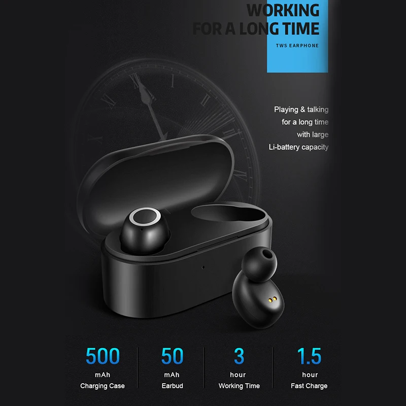 Bluetooth 5 0 беспроводные наушники TWS In Ear Handsfree спортивные гарнитура для телефона с