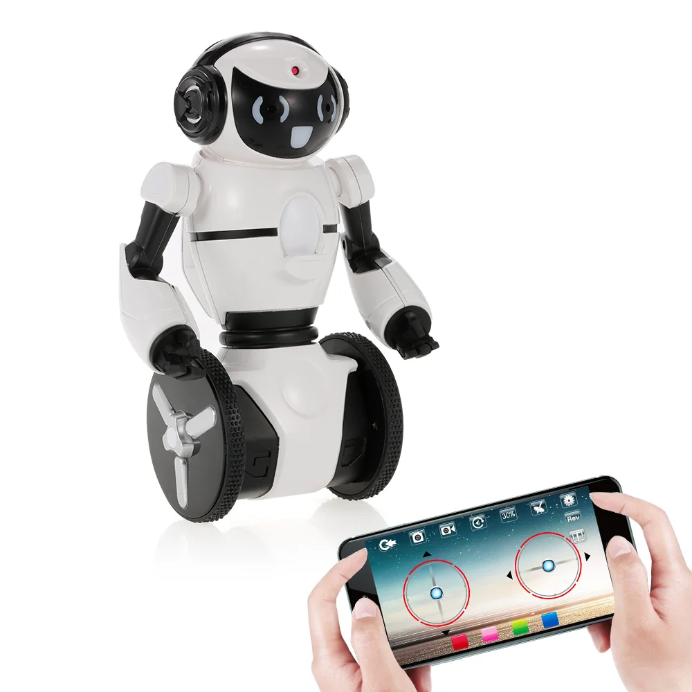 Smart RC Robot F4 0.3MP Camera Wifi FPV APP Control Intelligent G-sensor Robot Car Electronic Toys Gift for Children Kids (1)