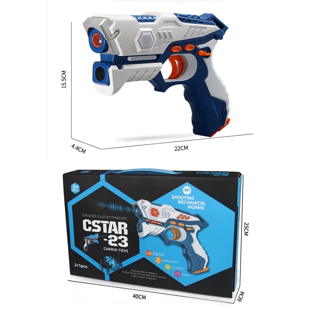 Infrared Laser Tag Toy Guns Blaster Laser Battle Set Indoor & Outdoor Family Activity Sports Toys Gift For Kids Adults