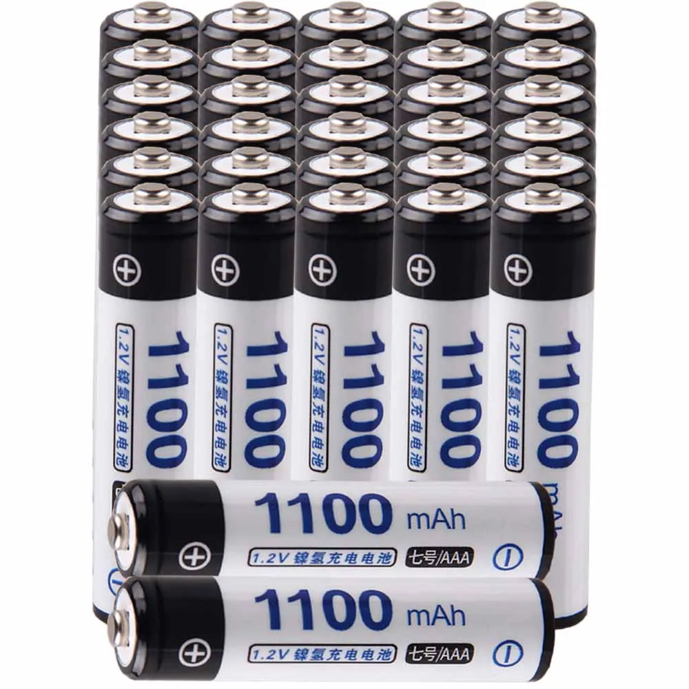 

Lowest price 32 piece AAA battery 1.2v batteries rechargeable 1100mAh nimh battery for power tools akkumulator