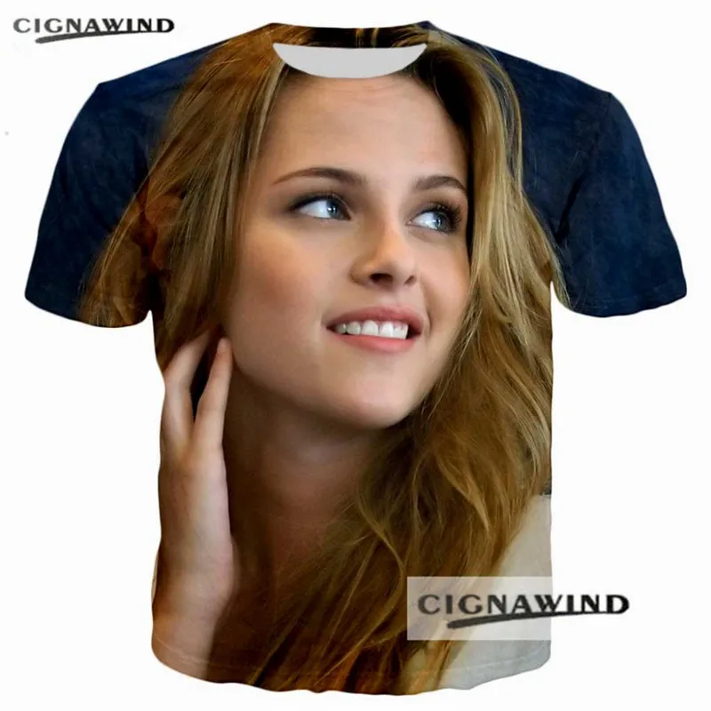 Mesomeny-2017-summer-Fashion-Women-Men-Short-sleeve-T-shirts-Star-actor-Kristen-Stewart-3d-print (4)