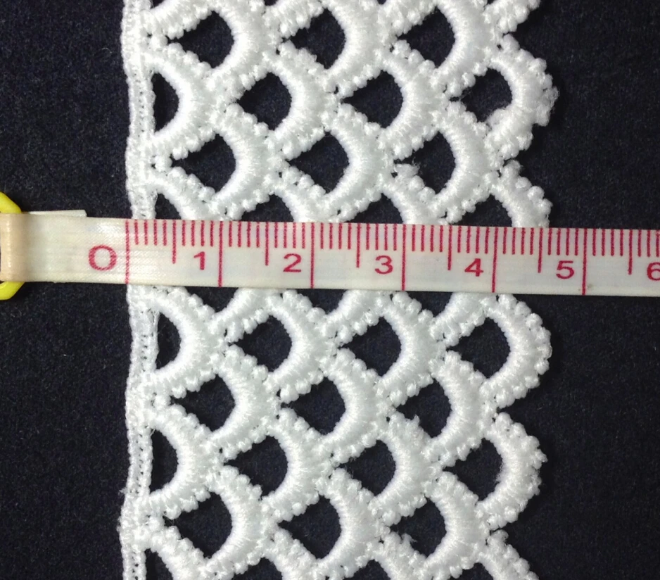 

4.5cm milk fibre embroidery lace trim,high quality Eco-friendly soft touch flower lace trimming,XERY-XM050520