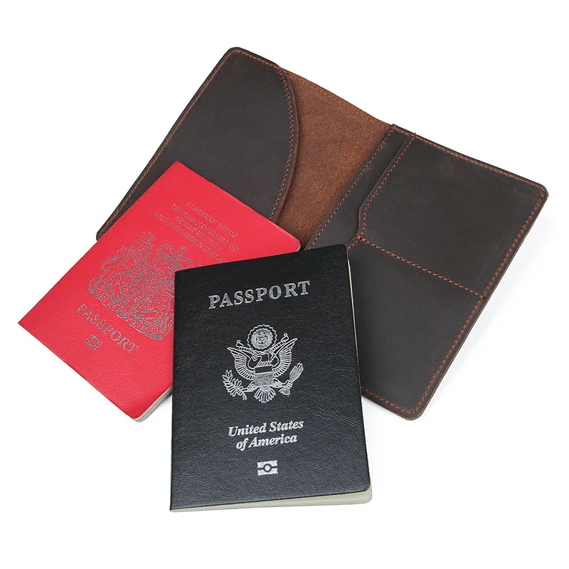 SIKU мужская Кожаная Обложка на паспорт ручной работы Кошельки Держатели известный бренд Обложка для паспорта