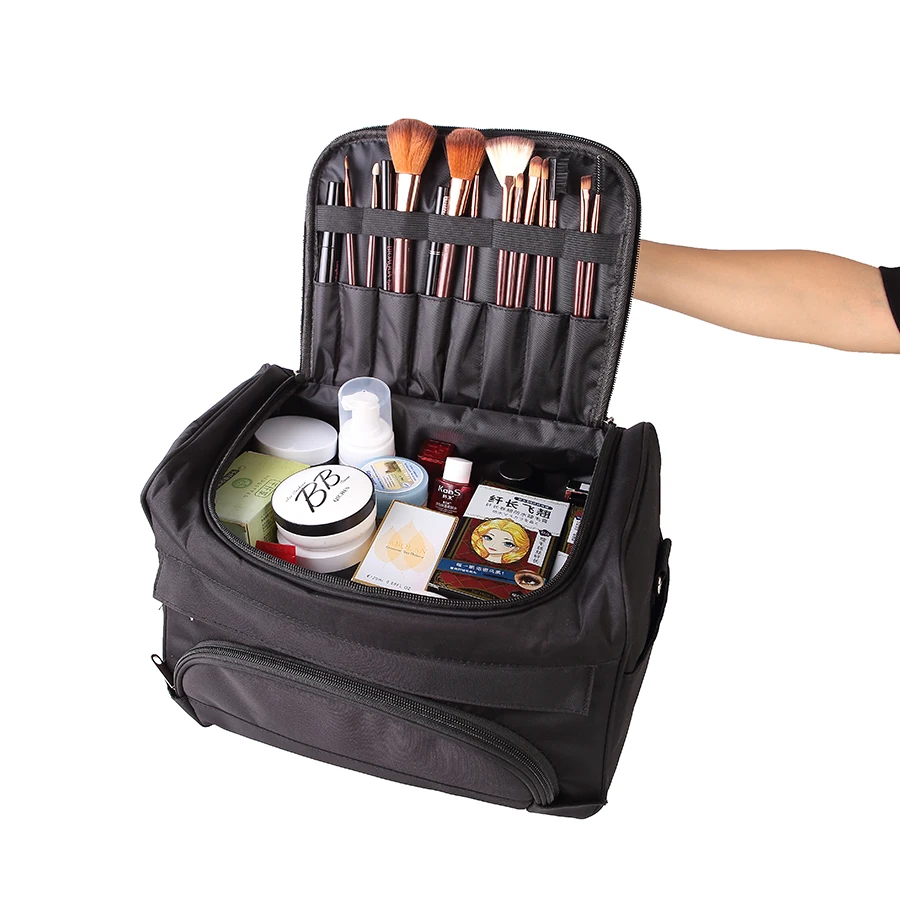 

Fashion Women Travel Makeup Organizer Large Capacity Make up Bags Cosmetic Bag Case Beauty Salon Tattoos Nail Art Tool Bin