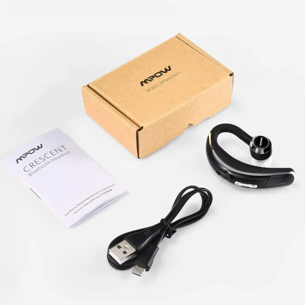 Беспроводные наушники Mpow в деловом стиле автомобильные Bluetooth с громкой связью и