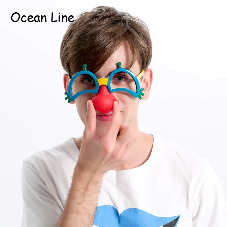 Очки реквизит для вечеринок в виде клоунского носа|decor|decorative beer glassesglasses discount |