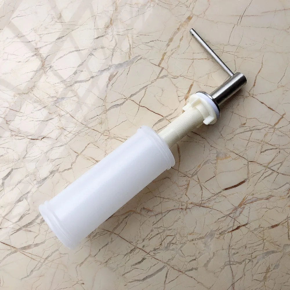 Koop 2 kleur Effen Roestvrijstalen Aanrecht Black Zeepdispenser Grote Capaciteit Pomp Zeepdispenser Vloeibaar Wasmiddel