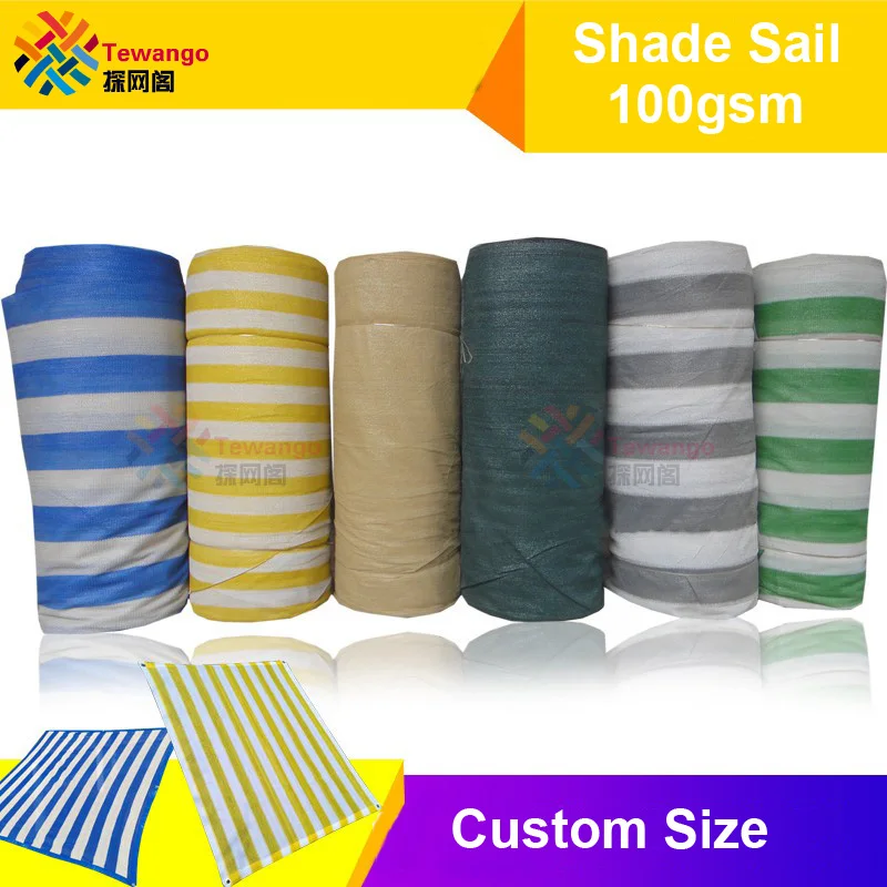 

Tewango Custom Size Sun Shade Sail Outdoor UV Protection Shade Net Cover Patio Balcony Courtyard Privacy Screen Plants Shelter