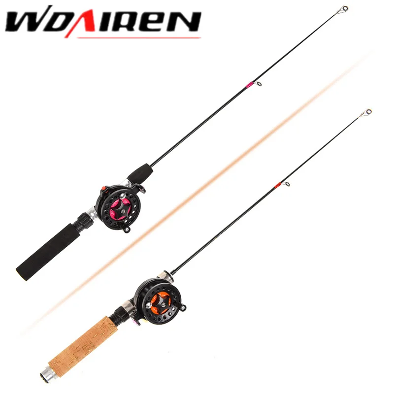 

1pcs Winter Fishing Rods Ice Fishing Rods Fishing Reels To Choose Rod Combo Pen Pole Lures Tackle Spinning Casting Hard Rod set