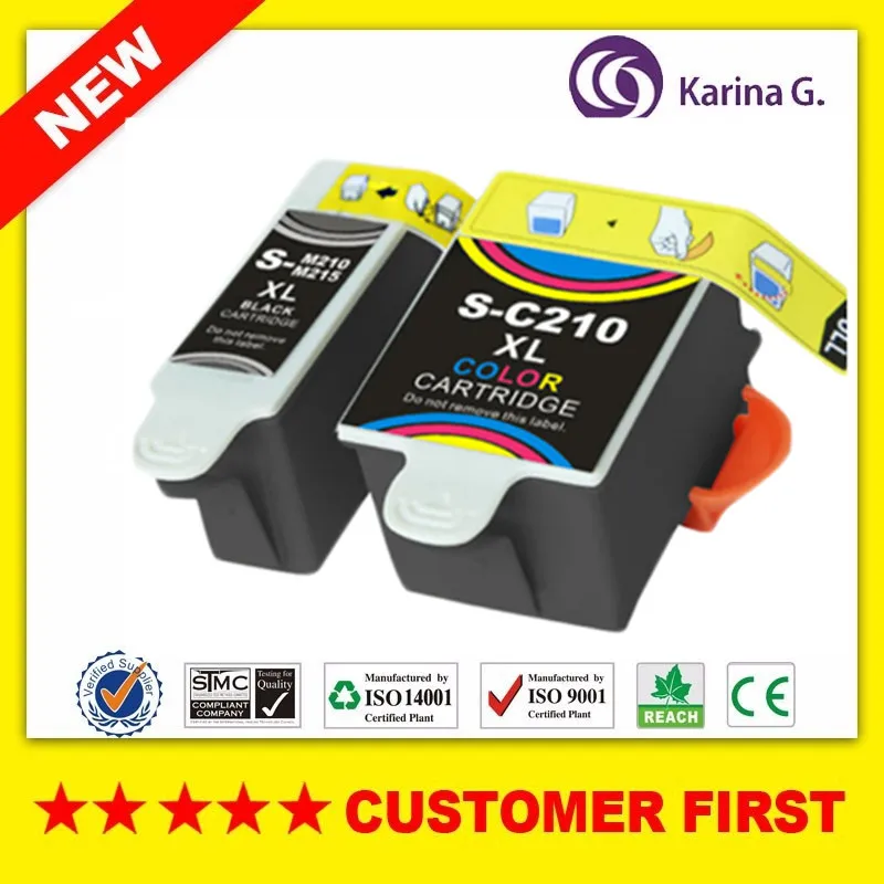 

1Set Compatible For M215 C210 M210 Ink Cartridge suit for Samsung CJX-1000 CJX-1050W