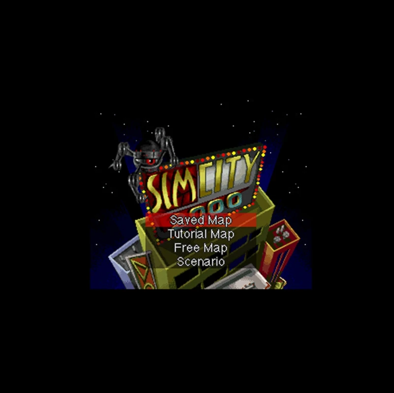 

Sim City 2000 NTSC Version 16 Bit 46 Pin Big Gray Game Card For USA Game Players