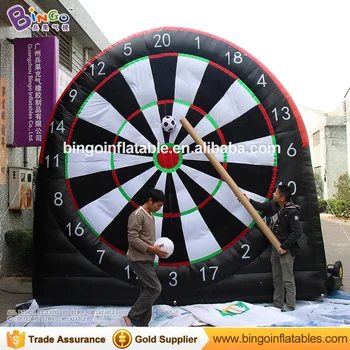

Free express 4m/13ft high inflatable dart board Giant inflatable football soccer dart board for soccer darts games outdoor toys