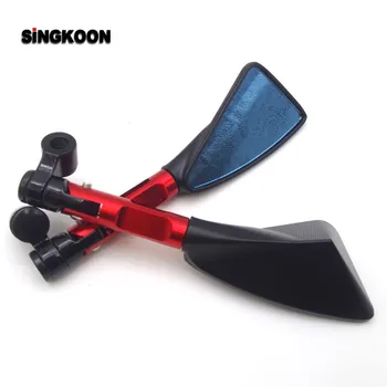 

Motorcycle Accessories 8 10mm Motorcycle Mirror RearView Mirrors Blue Glass FOR hyosung gt650r yamaha xmax 300 suzuki bandit 400