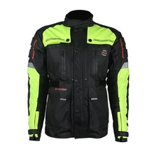 Free shipping 1pcs Newest Motorcycle Safety Jacket Warm Comfy Sportwear Hi-Vis Motorbike Clothes With 7pcs pads