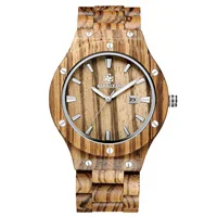 new men wood watch 7