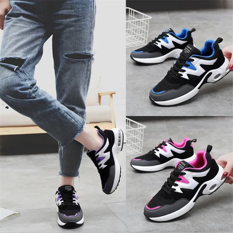 Женская Повседневная обувь из замши на платформе белые кроссовки Chaussure Femme 41