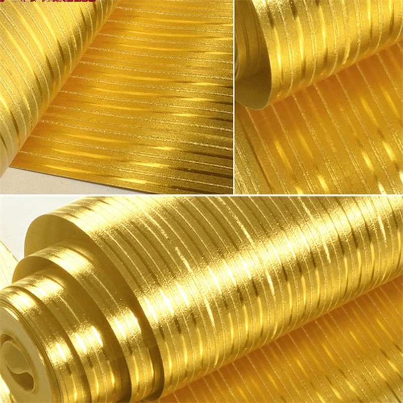 

beibehang Modern minimalist environmental wallpaper golden gold foil KTV barber shop bar ceiling ceiling gold silver background