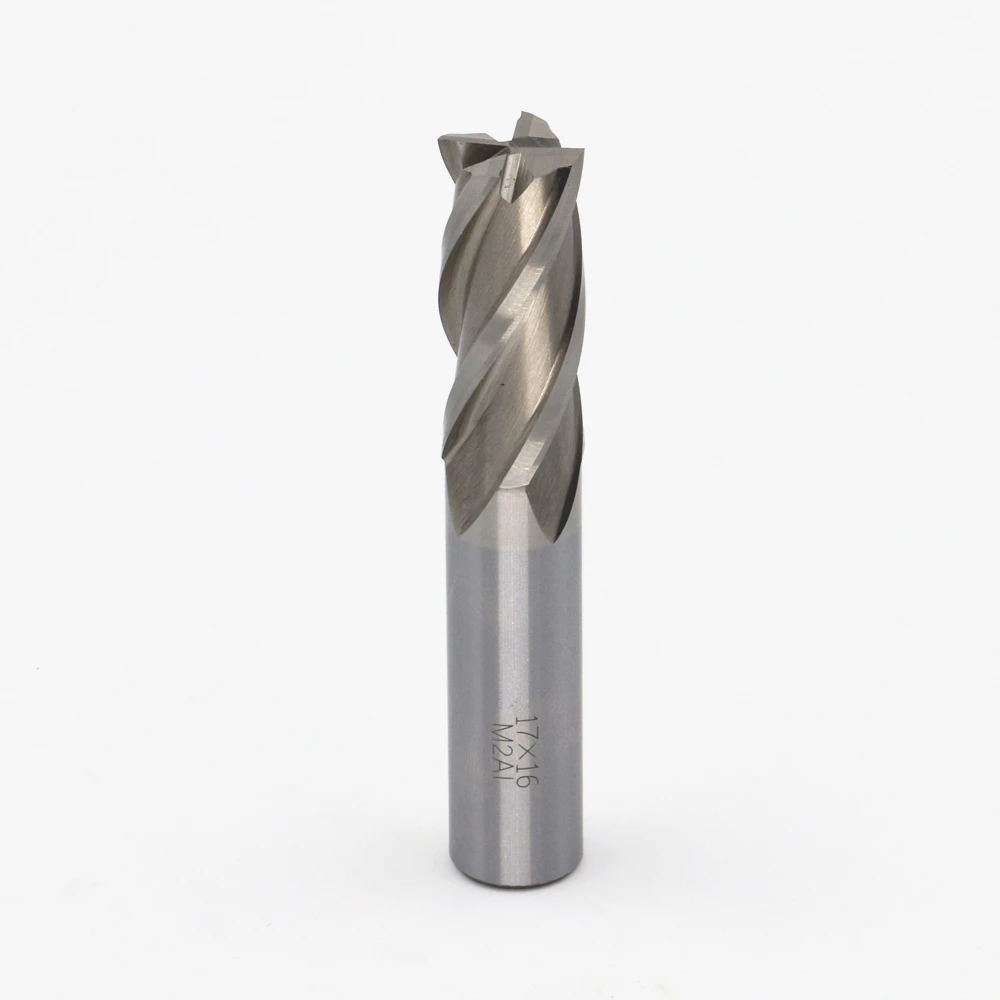 

New 4Flutes 4F17*16*40*95mm M2AI Dia 17mm End Mill Router Bit Milling Cutter Machine CNC Drill Tool Super-Hard High Speed Steel
