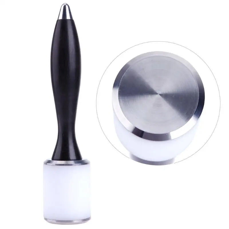 

Nylon Hammer Leathercraft Carving Hammer Sew Leather Cowhide Tool Kit with Wooden Handle Professional Leather Engraving Hammer