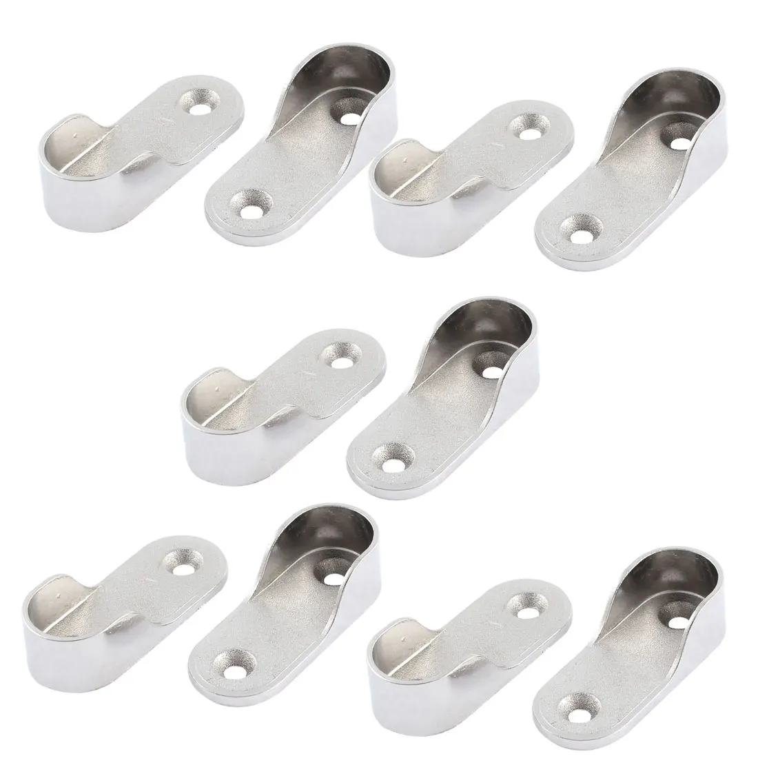 Zinc Alloy Garment Clothes Rod Bracket Support Holder 16Mm Pipe