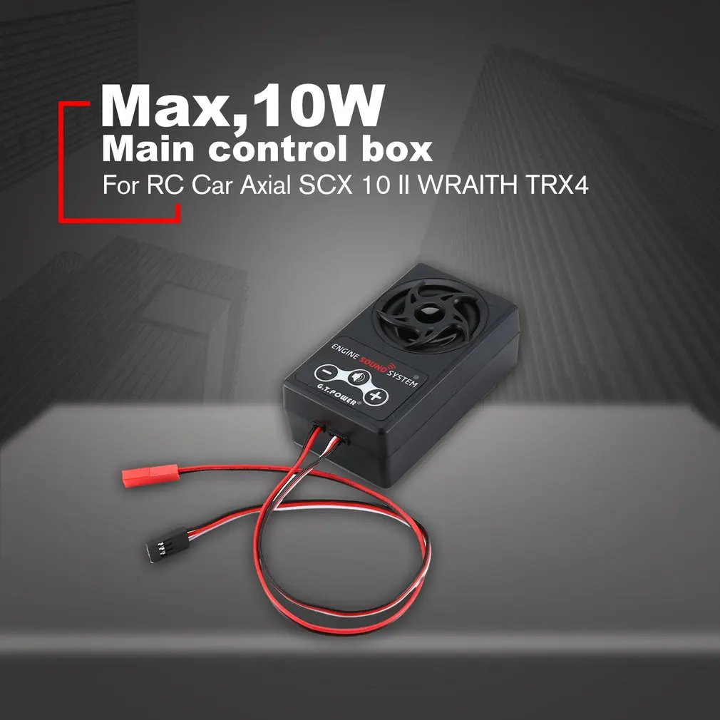 G.T.Power Engine Sound Simulation System для радиоуправляемых автомобилей Axial SCX 10 II WRAITH Traxxas TRX4 Build-in