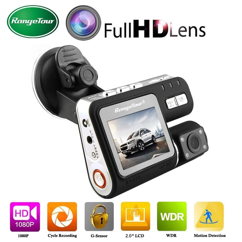 

Range Tour Car DVR Dashboard Camera Video Recorder Dash Cam Black Box i1000 Full HD 1080P 140 Degree Vehicle Camcorder Dashcam