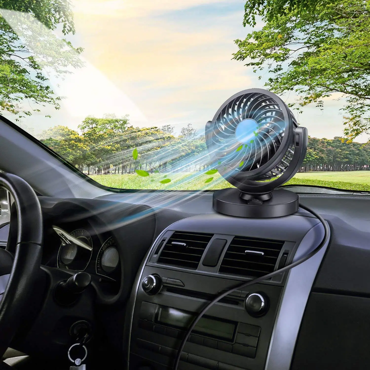 HX-T305 Wind Car Fan Car Air 