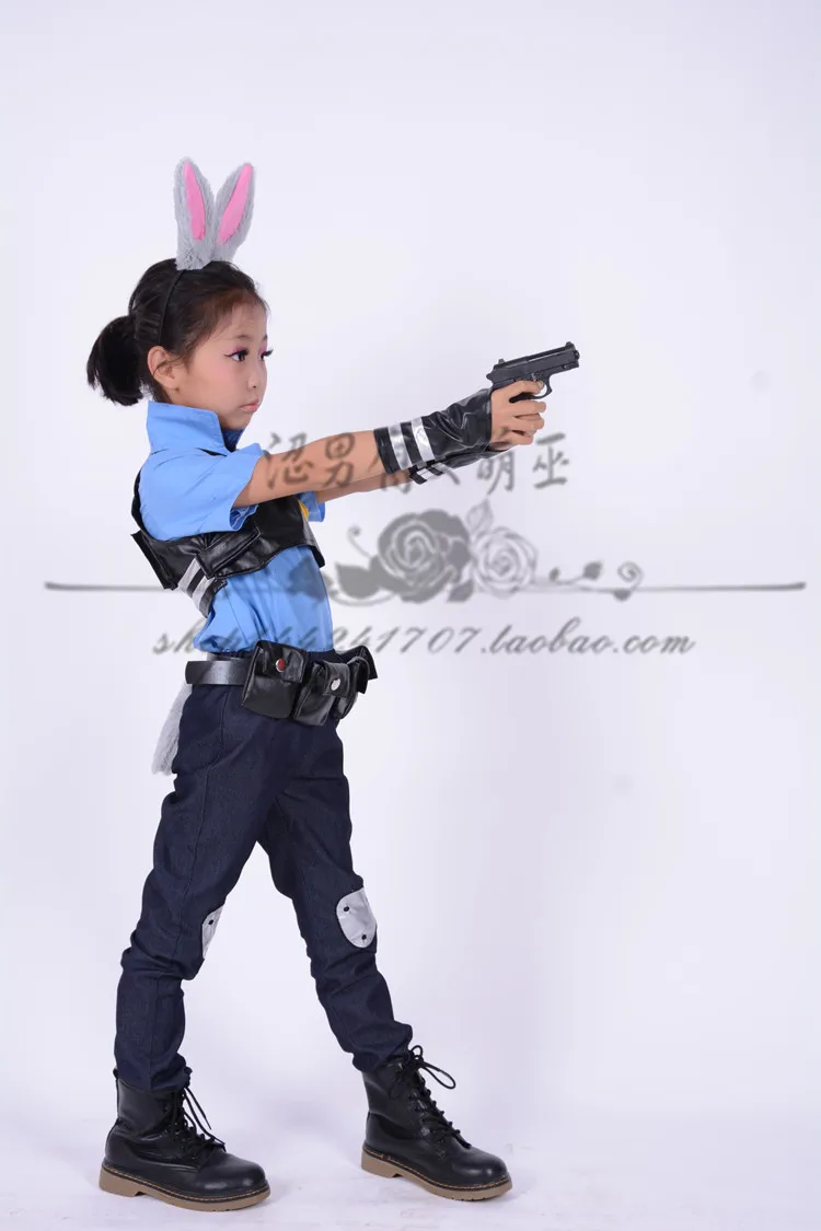 

Zootopia rabbit Officer Judy Hopps Kid Cosplay Costume Shoes