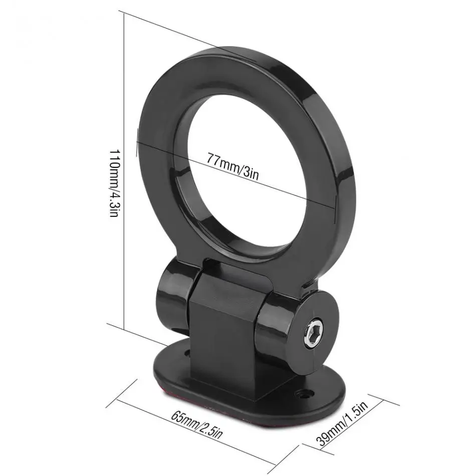 Автомобиль модифицированный клей тяги круглое кольцо буксирное кольцо трейлер крюк украшение Универсальный Гоночный буксировочный сцепное устройство аксессуары