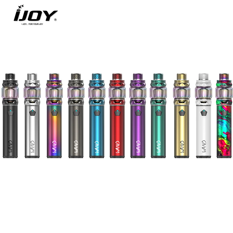 Original IJOY Wand Kit 100W Built-in 2600mAh Battery And IJOY Diamond Subohm Tank With DM-Mesh Coil Electronic Cigarette Vape