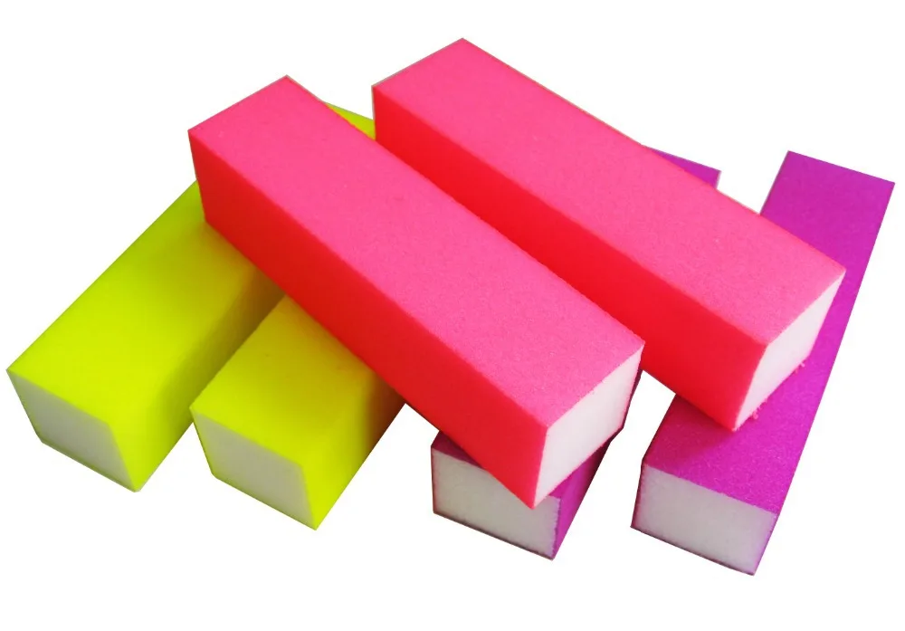 

2 x Nail Art Buffer Sanding Block File Gel Acrylic Tips Nail