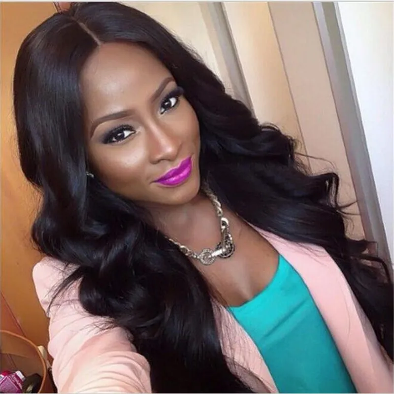 Black brazilian synthetic hair Cheap price high quality ...