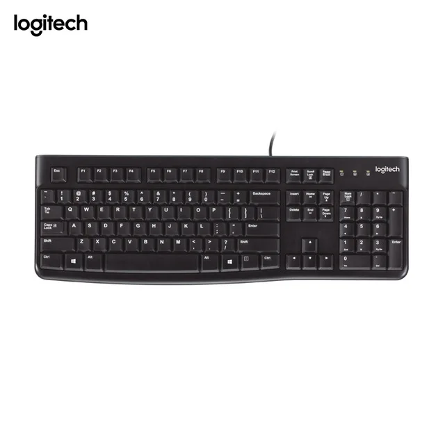 

Logitech K120, Standard, Wired, USB, QWERTY, Black,FOR BUSINESS PERP