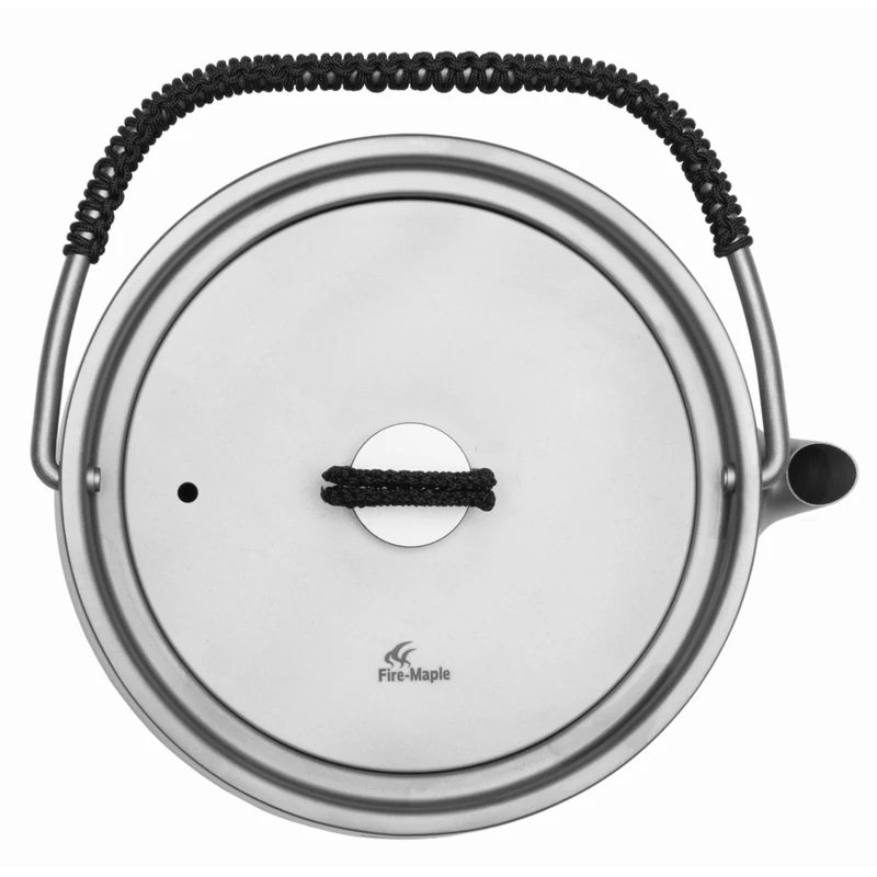 Fuego Arce 1L hervidor de titanio acampar al aire libre senderismo escalada café té agua inducción FMC-1701314