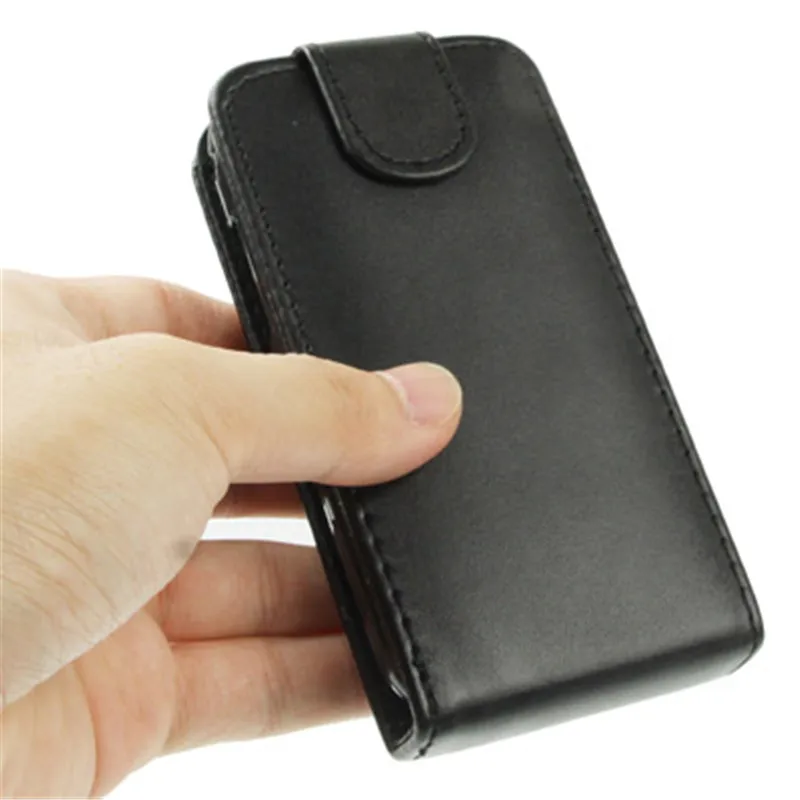 Вертикальный кожаный чехол книжка для Samsung Galaxy Ace/Plus/S7500 (черный)|case for samsung galaxy|case