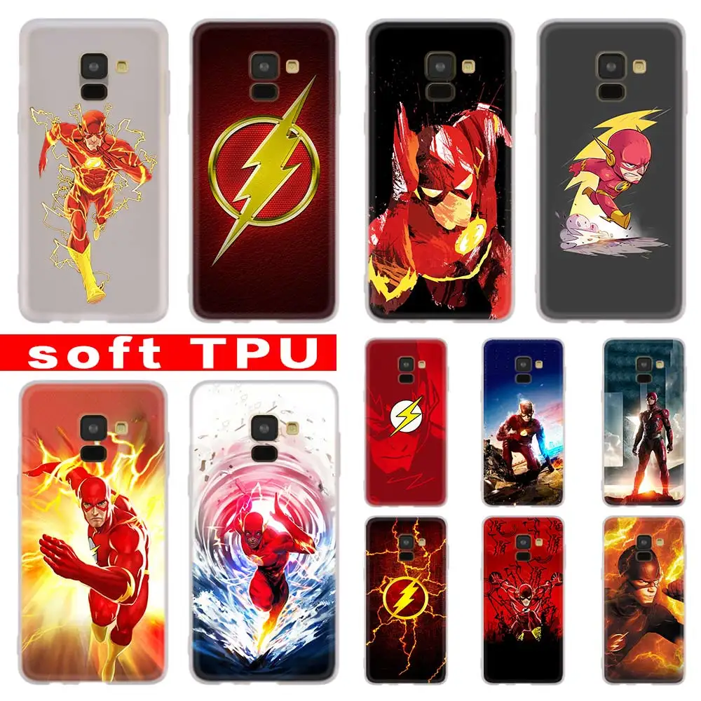 

3D The Flash Case For Samsung Galaxy A8 A6 Plus A9 A5 A3 A7 2018 2017 2016 A50 A30 A40 A70 A10 A2 CORE Soft