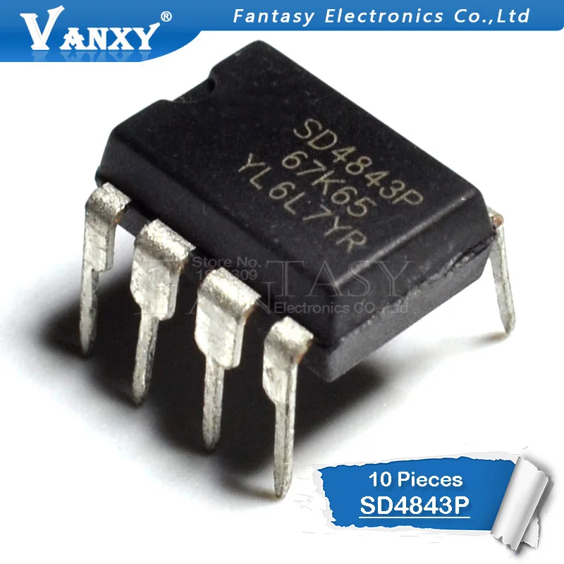 10 шт. SD4843P DIP 8 SD4843 SD4843P67K65 3483P DIP8| |