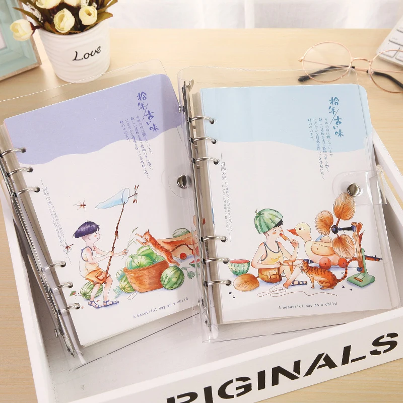 Us 18 2 9 Off Fromthenon Minimalist Transparent Pp Cover 6 Holes Loose Leaf Planner A5a6 Journal And Notebooks Chinese Style Stationery Set In Us 18 2 9 Off Fromthenon Minimalist Transparent Pp Cover 6 Holes Loose Leaf Planner A5a6 Journal And Notebooks Chinese Style Stationery Set In