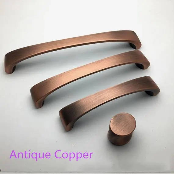 3 75 5 6 3 Antique Copper Bronze Drawer Pulls Knobs Black