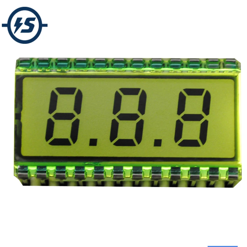 EDS812 3 битный модуль ЖК дисплея цифровые часы 30 7*16 2*2 8 мм символов 5 В стекло