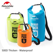 Naturehike сухой мешок 5L/10L/20L сумки на плечо болотные Водонепроницаемый Мешок Дрейфующих плавание река треккинг хранения Safty FS15M005-J