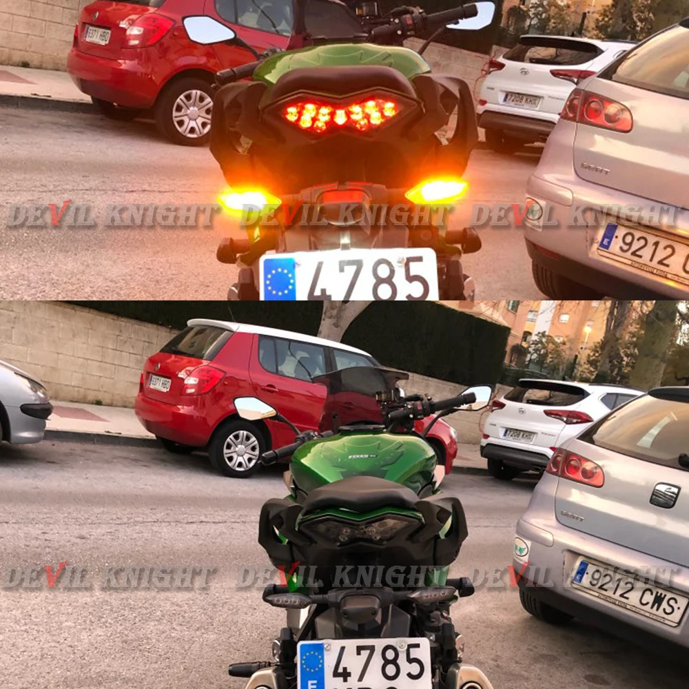 Задний светодиодный индикатор поворота для KAWASAKI Z1000 Z1000SX Z750 Z250SL ER-6F аксессуары для мотоциклов мигающая лампа