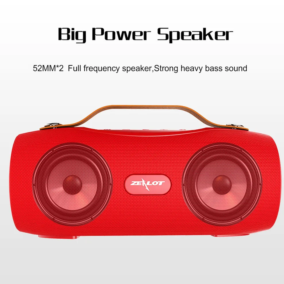 Новый бум бас портативный Bluetooth динамик сабвуфер FM радио беспроводной открытый +